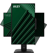 Msi Pro Mp242pmgde, Monitor Led 60 Cm (23,8 Pulgadas), Negro, Fullhd, Ips, Webcam, Micrófono, Hdmi, Dp, Vga, Hub Usb, Panel 120hz 9s6-3pd89t-002