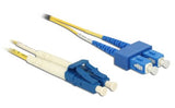 Delock Cable Lichtwellenleiter Lc Duplex Zu Sc Duplex Singlemode Os2 5 M