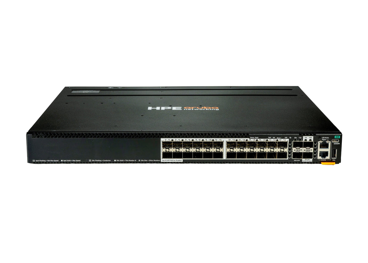 Hpe Aruba Networking Cx 6300m 24p Sfp 1g 2p Sfp56 50g 2p Sfp28 25g Macsec Switch