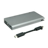 Roline Usb Typ C Dockingstation, Hdmi 4k, Vga, 2x Usb 3.2 Gen 1, Lan, Pd, Cardreader