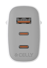 EAN 8021735212256 - Celly UPTC1USB2USBC65 cargador de dispositivo móvil Smartphone, Tableta, Teléfono Blanco USB Interior imagen 2