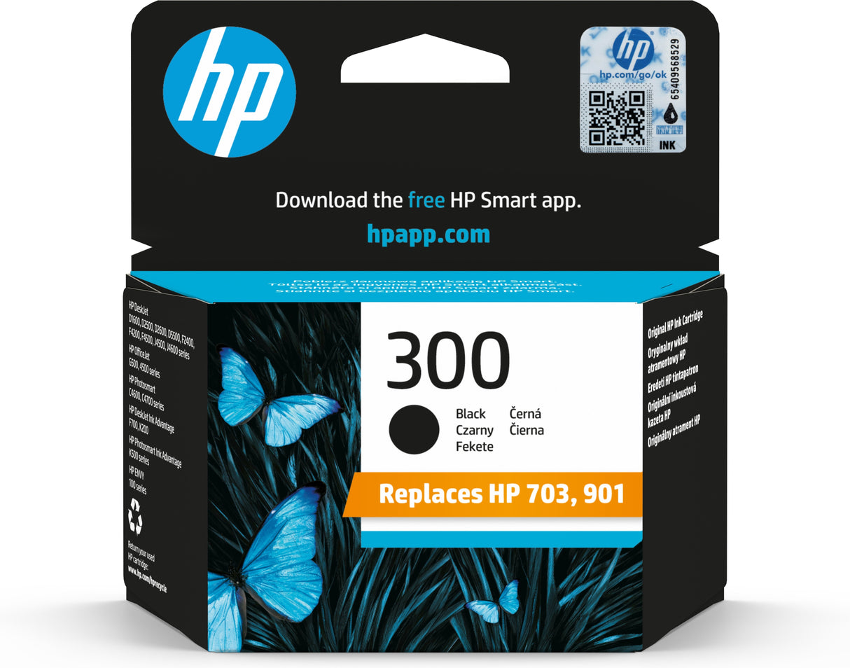 Tinta Original Hp 300 Negro Cc640ee