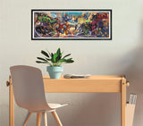 Puzzle Panorama Heroes Vs Villanos Marvel 1000pzs