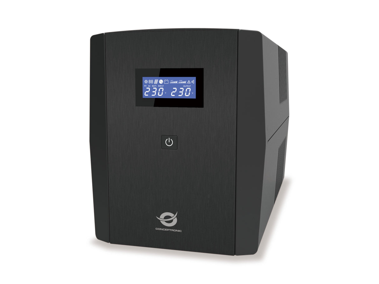 EAN 4015867241455 - Conceptronic ZEUS03G sistema de alimentación ininterrumpida (UPS) Línea interactiva 1,2 kVA 720 W 4 salid imagen 1