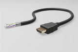 Cable Hdmi A-A  1 Metro Negro Acodado 4k 60hz   Cable 90° En Un Conector Serie 2.0 Goobay