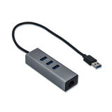 EAN 8595611701856 - i-tec Metal U3METALG3HUB hub de interfaz USB 3.2 Gen 1 (3.1 Gen 1) Type-A 5000 Mbit/s Gris imagen 2