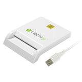 EAN 8054529029150 - Techly Compact Smart Card Reader/Writer USB2.0 White I-CARD CAM-USB2TY lector de tarjeta inteligente Inte imagen 1