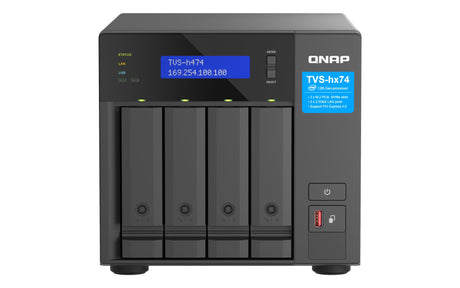 EAN 4711103082355 - QNAP TVS-H474 NAS Torre Intel® Core™ i3 i3-12100 8 GB DDR4 0 TB QuTS hero Negro imagen 2