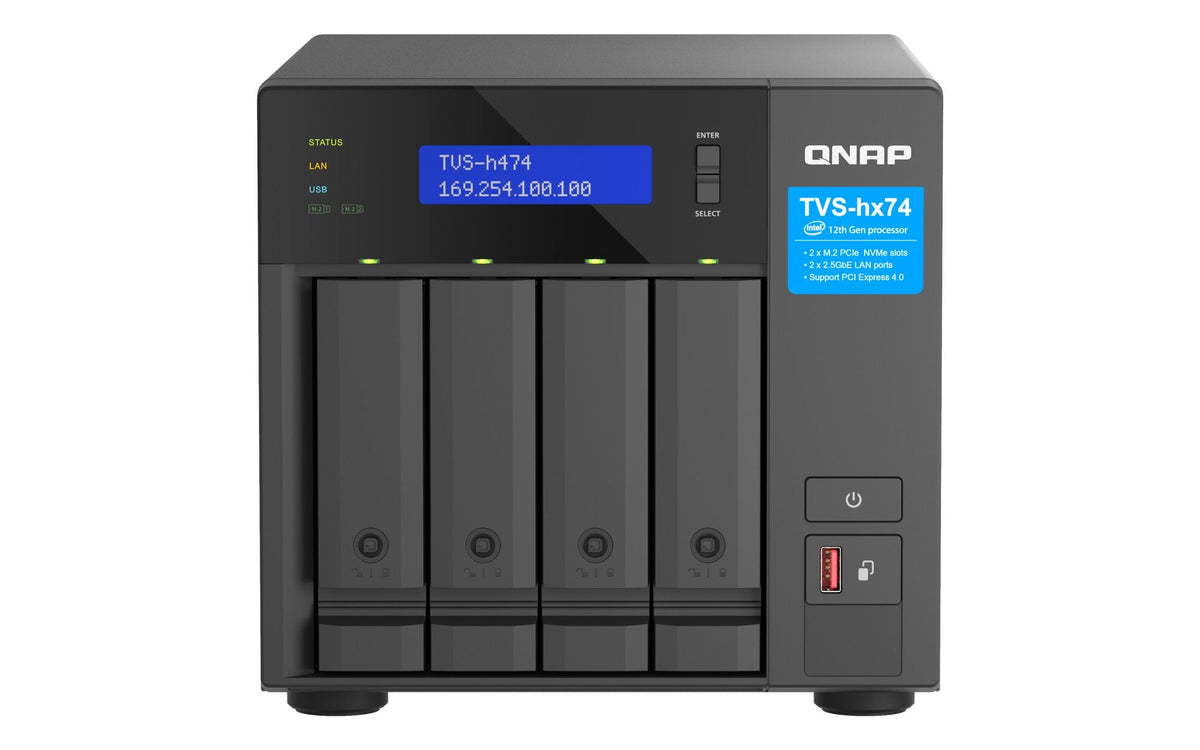 Qnap Nas Tvs-H474-I3-8g
