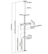 EAN 4015867221501 - Equip 650606 soporte para TV 165,1 cm (65") Negro imagen 14