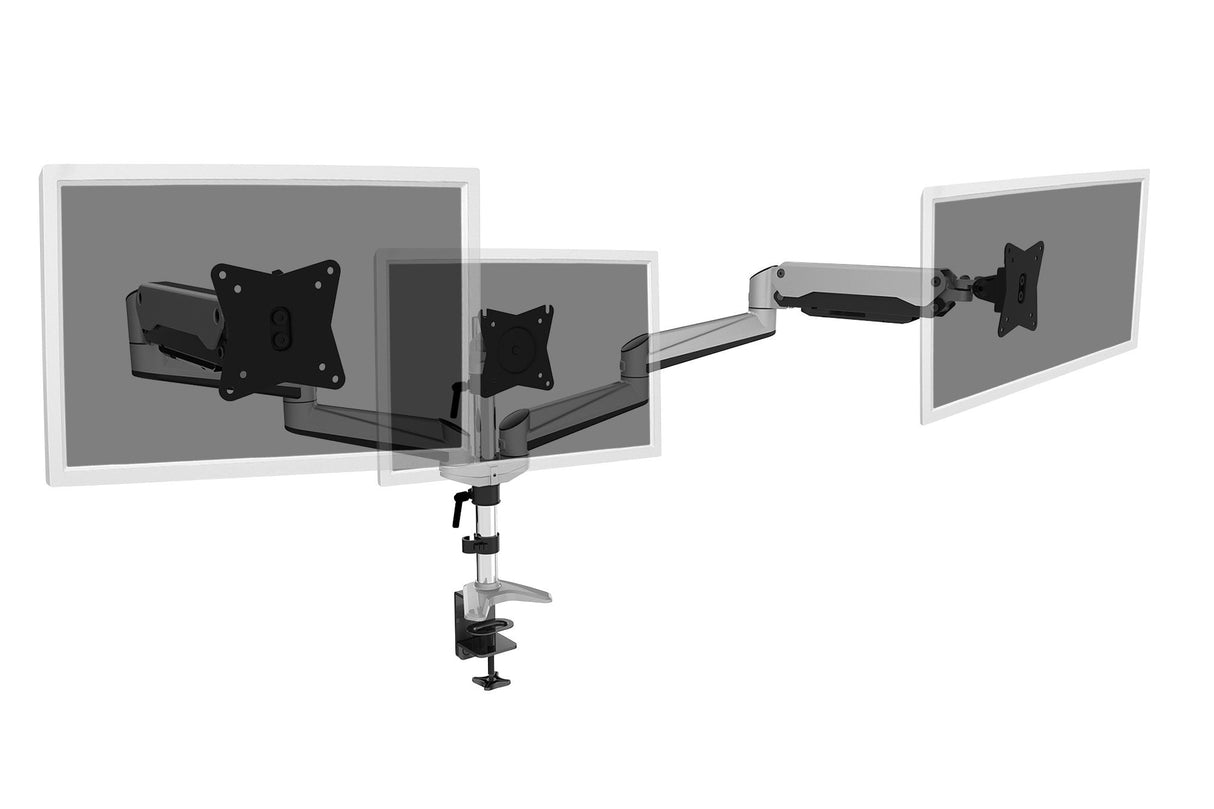 Accesorio Escritorio Digitus Soporte Triple Para Monitor Lcd/Led (27") Max 6kg