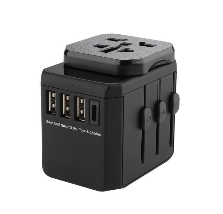 EAN 5715063070567 - Microconnect MC-TRAVELADAPTER3 conector eléctrico Negro imagen 1