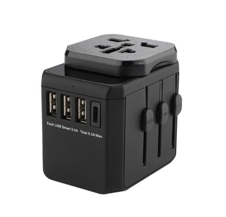 EAN 5715063070567 - Microconnect MC-TRAVELADAPTER3 conector eléctrico Negro imagen 1