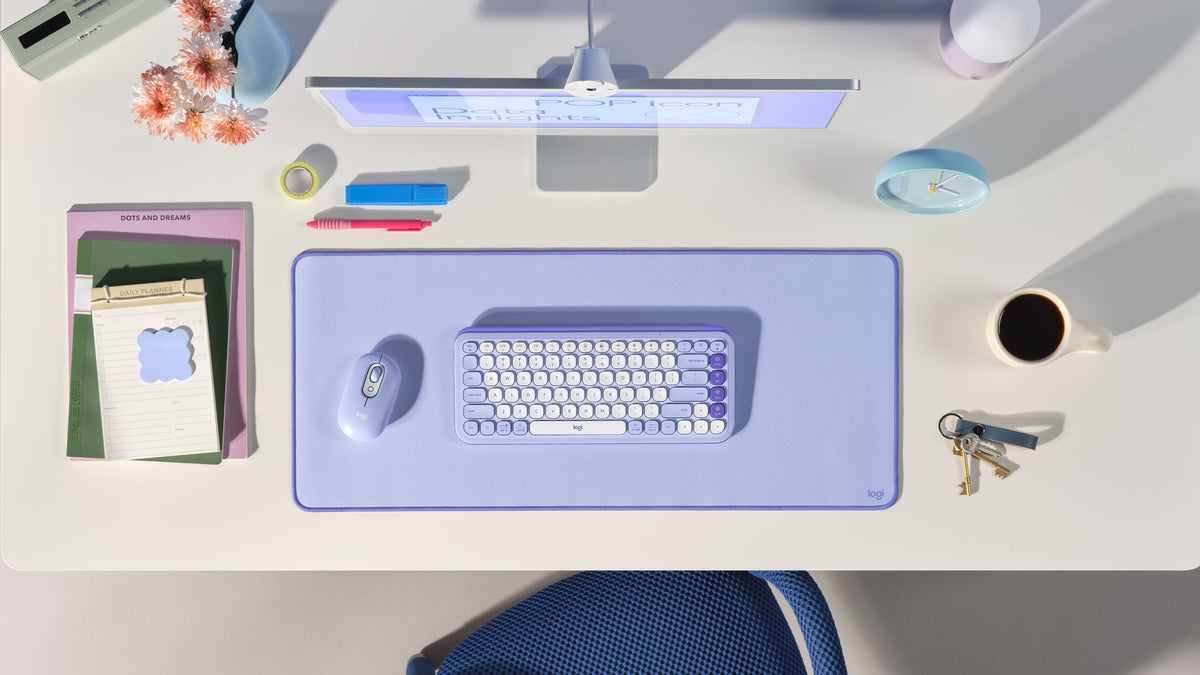 Logitech Pop Icon Combo - Juego De Teclado Y Ratón