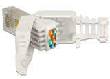 Delock 86415 Conector Rj-45 Blanco, Enchufe Blanco, Rj-45, Blanco, U/Utp (Utp), 18 X 52,8 X 15 Mm, Bolsa De Plástico