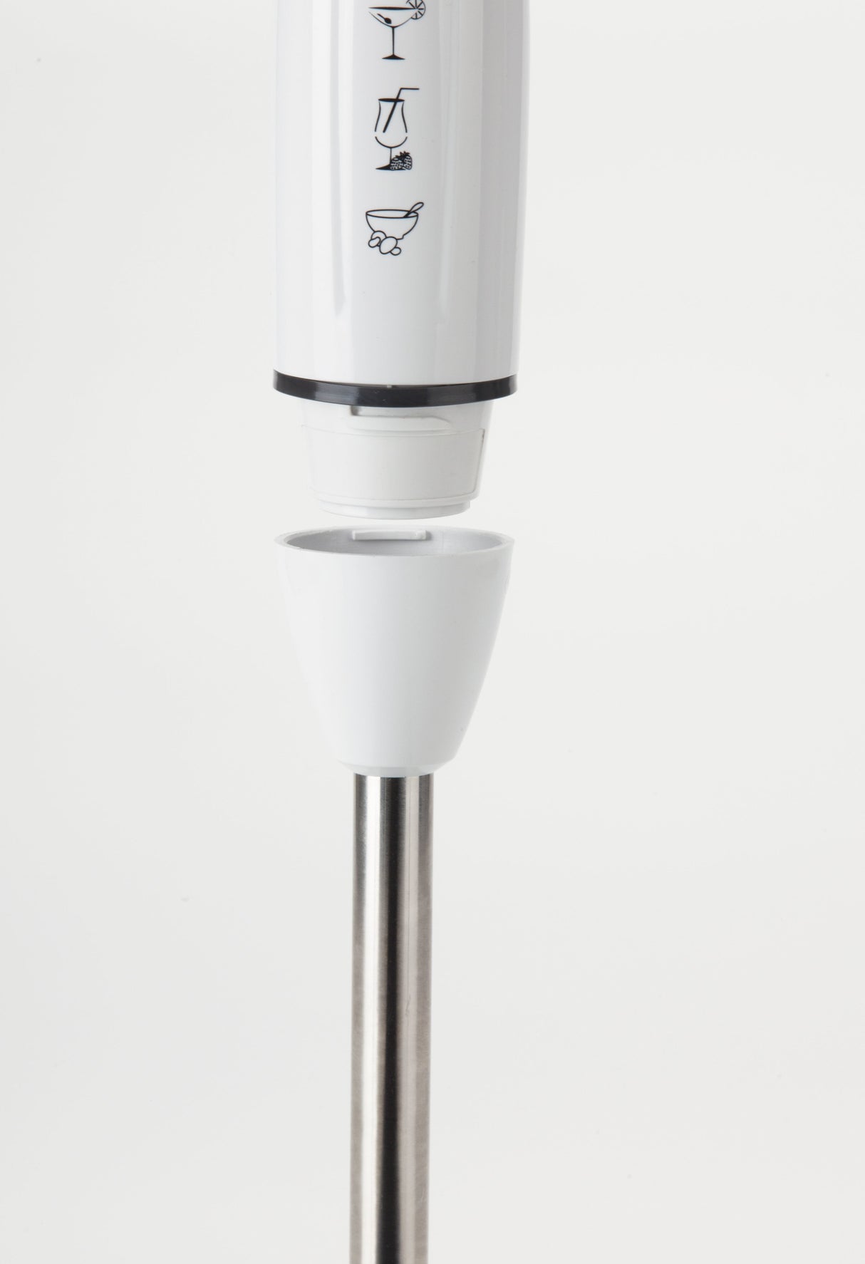 Batidora Jata Bt126 400w Pulsador Pie Acero Inox Desmontable Cuchilla Acero Inox Asa Ergonómica