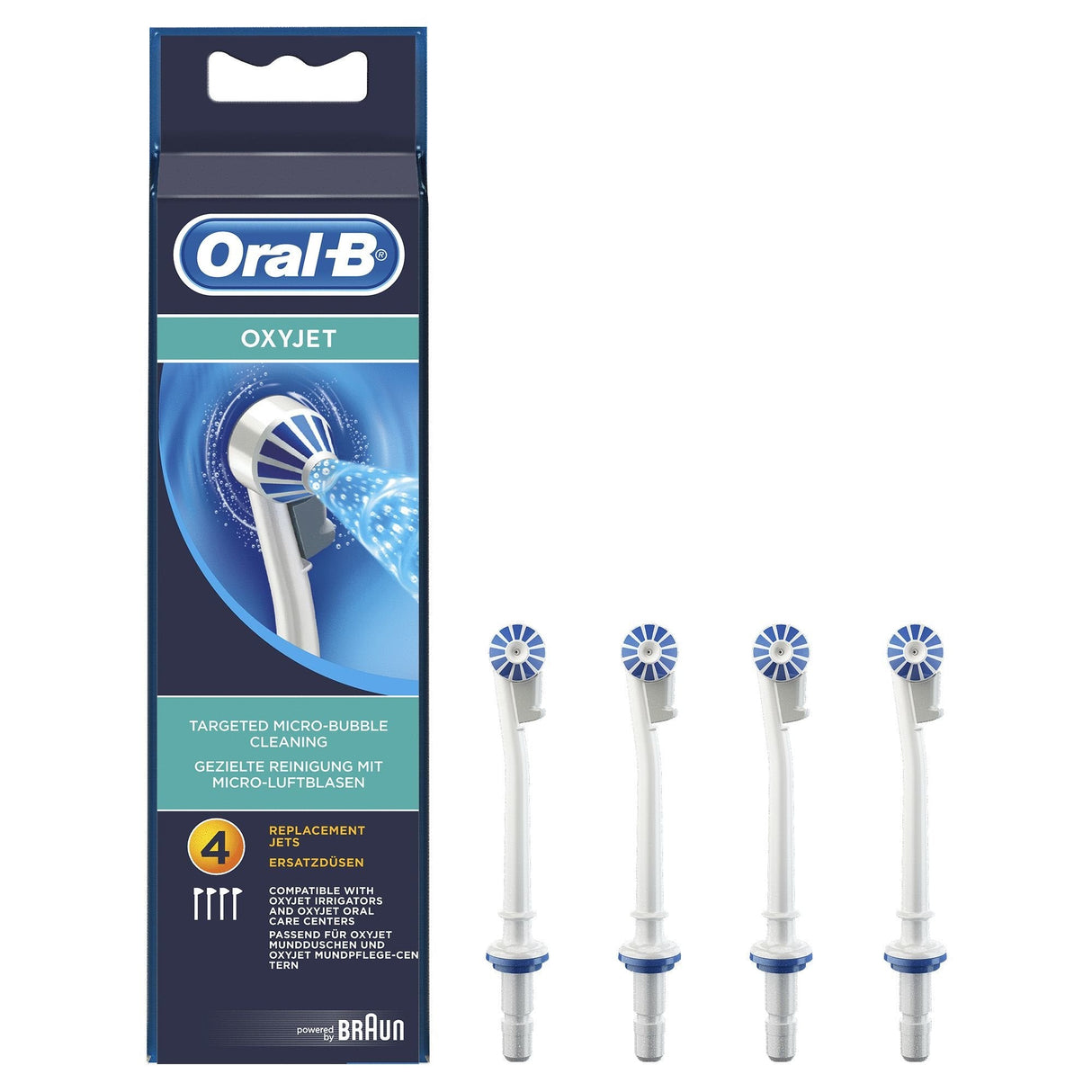 EAN 4210201850304 - Oral-B OxyJet 80298118 cepillo de cabello 1 pieza(s) Negro, Azul imagen 1