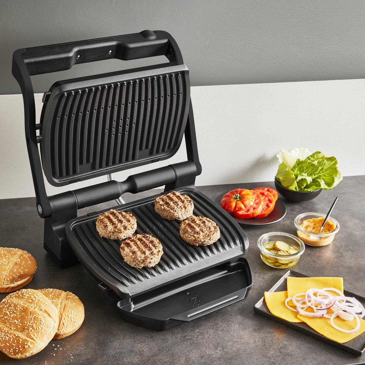 Tefal Tefal Optigrill+ Gc7178         Bk