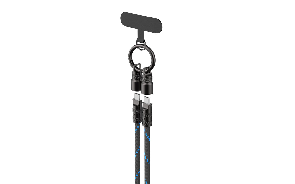 Havit Cb6340 - Cable De Carga, 1,2 M (Negro/Azul)