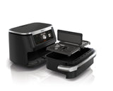EAN 0622356270373 - Ninja AF500EU freidora Doble 10,4 L Independiente 2470 W Freidora de aire caliente Negro, Acero inoxidabl imagen 9