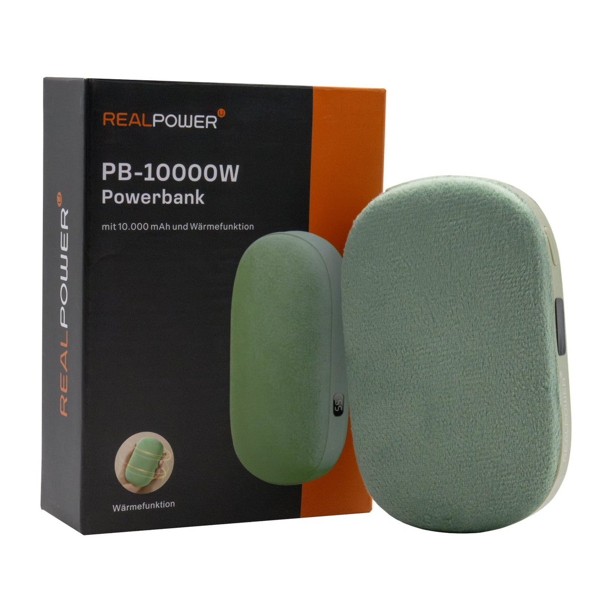 EAN 4040895012531 - RealPower 495505 batería externa 10000 mAh Verde imagen 2