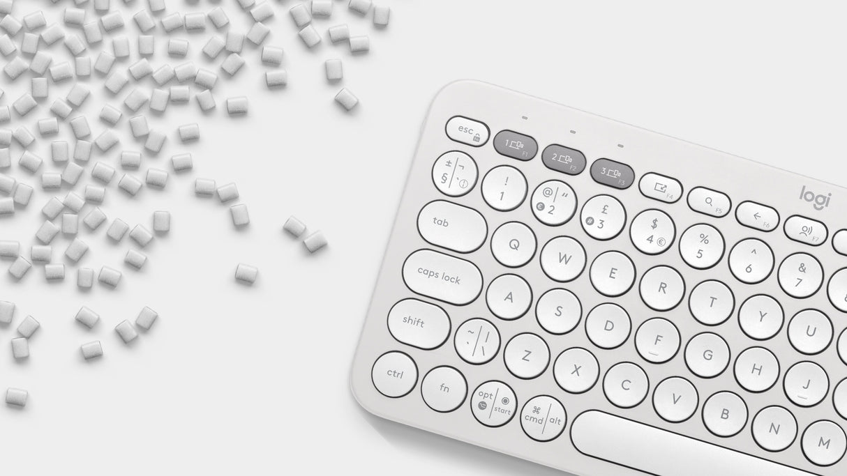 EAN 5099206111080 - Logitech 920-011796 teclado Universal Bluetooth QWERTZ Alemán Blanco imagen 7