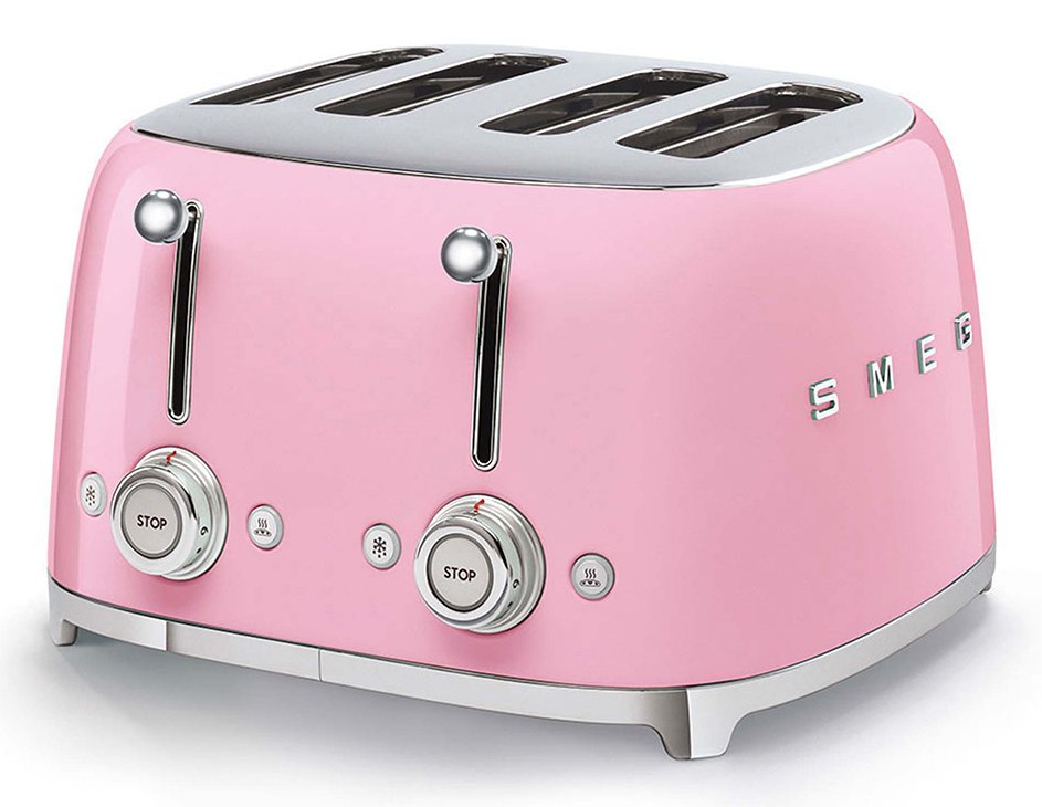Tostadora Smeg Estilo Años 50 Tsf03pkeu,