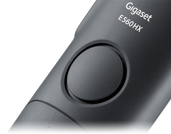 Gigaset E560hx Teléfono Dect/Analógico Gris, Plata Identificador De Llamadas