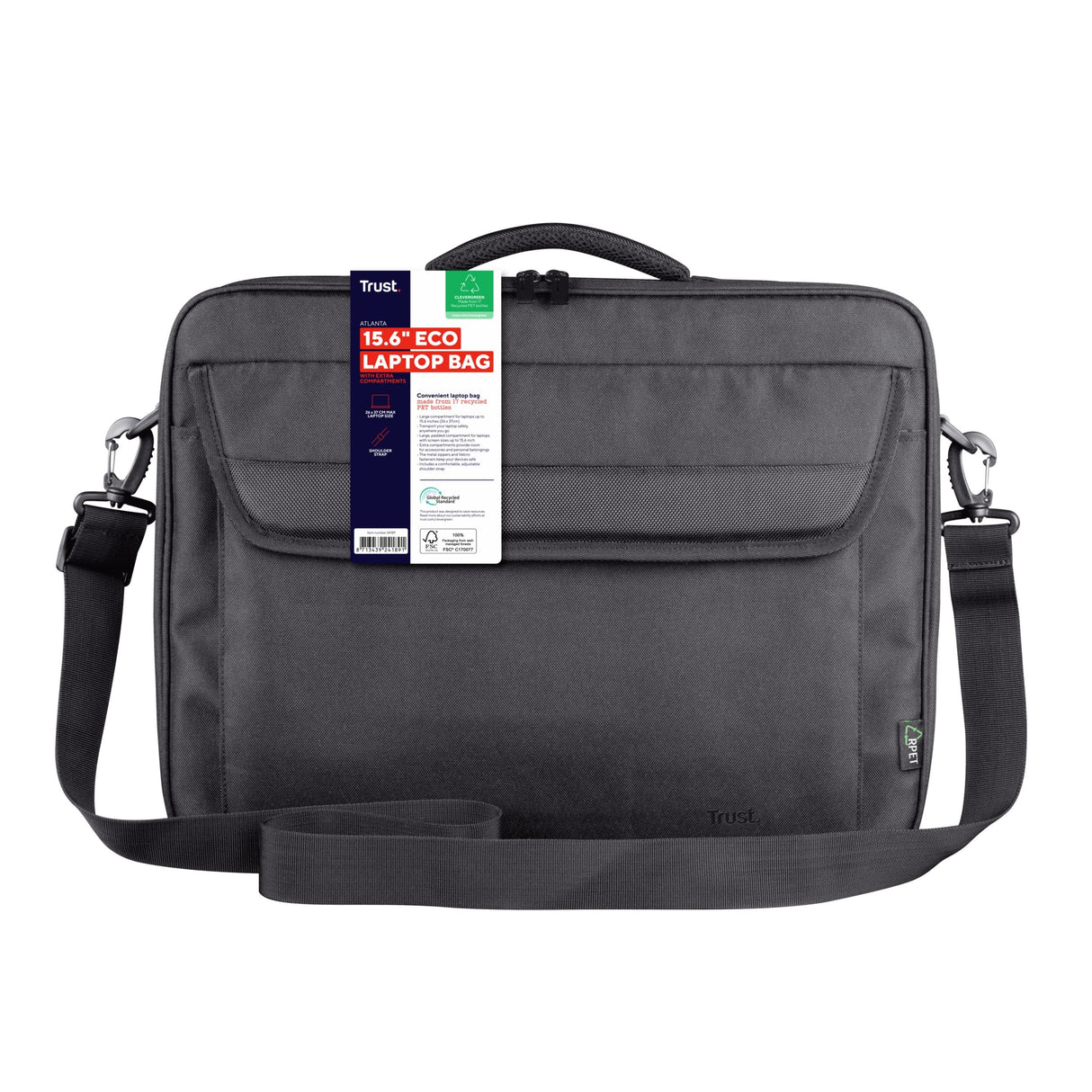 Maletín Trust Atlanta Para Portátiles Hasta 15.6' Negro