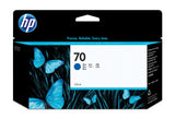 Tinta Original Hp 70 130 Ml Azul Original  Para Designjet Z3100, Z3100 Gp, Z3100ps Gp, Z3200, Z3200ps