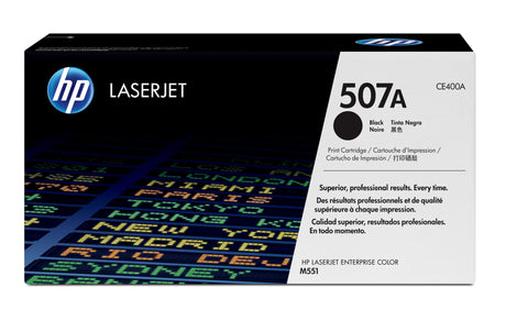 EAN 0884962554555 - HP 507A Black Original LaserJet Toner Cartridge cartucho de tóner 1 pieza(s) imagen 1