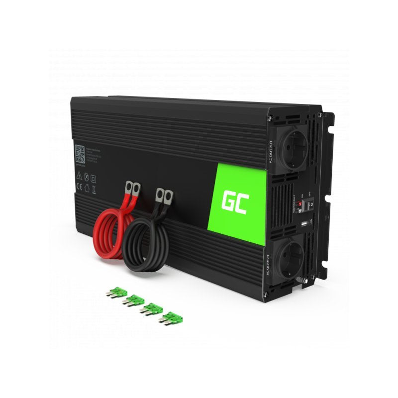 EAN 5903317228370 - Green Cell INV21 adaptador e inversor de corriente Auto 6000 W Negro imagen 1