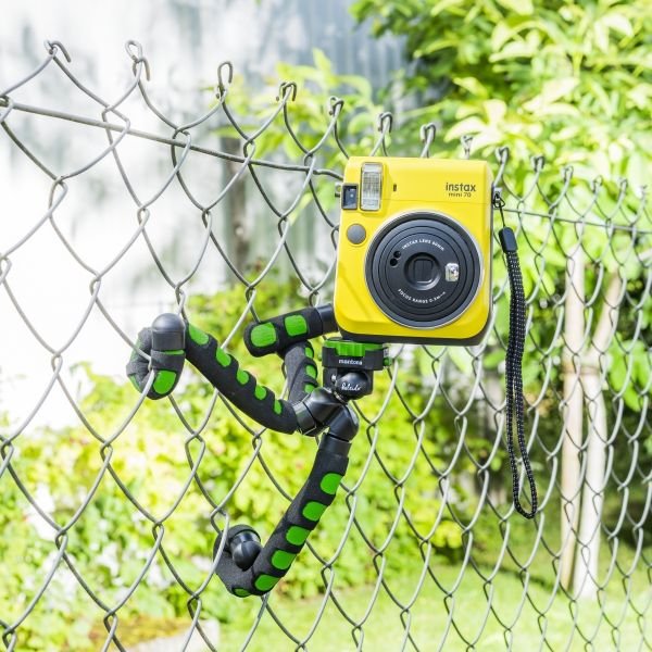 Mantona 21401 Tripode Smartphone/Cámara Digital 3 Pata(S) Negro, Verde