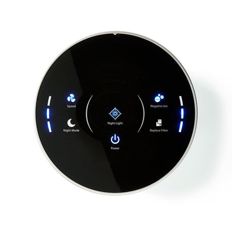 EAN 5412810319565 - Nedis AIPU100CWT purificador de aire 20 m² 50 dB 35 W Negro, Blanco imagen 4