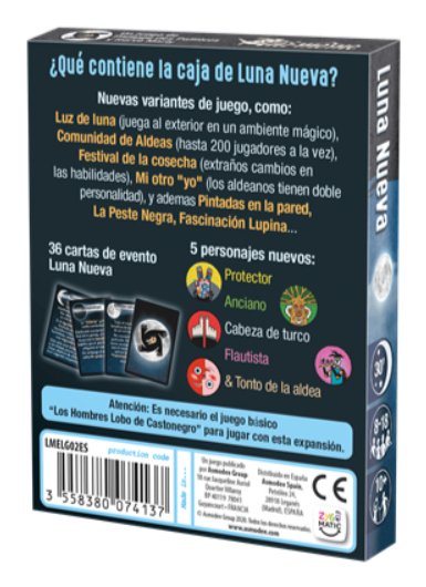 EAN 3558380074137 - Asmodee LOB02ES juego de tablero Los Hombres Lobo de Castronegro: Luna Nueva 30 min Juego De Cartas imagen 2