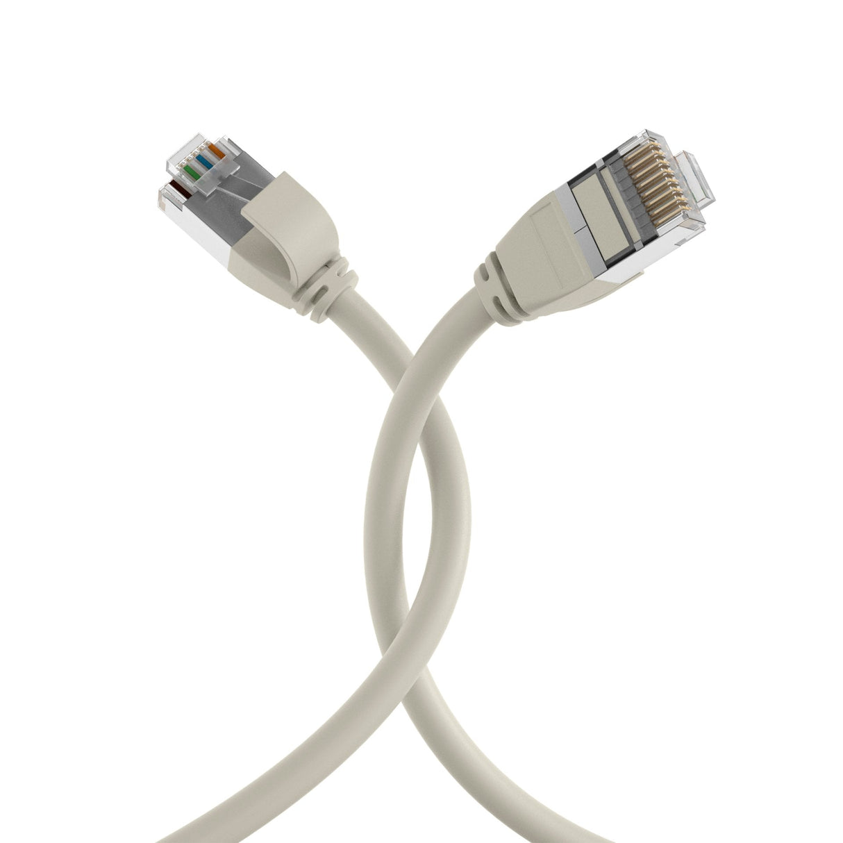 Efb Rj45 Cable De Red Cat.6a U Ftp Tpe 4mm Ultraflex Grau 0,15m