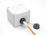 Delock 87885 Conector Empotrable De Fibra Óptica Lc Duplex A Lc Duplex Con Tapa Protectora Monomodo Ip68 Resistente Al Polvo Y Al Agua