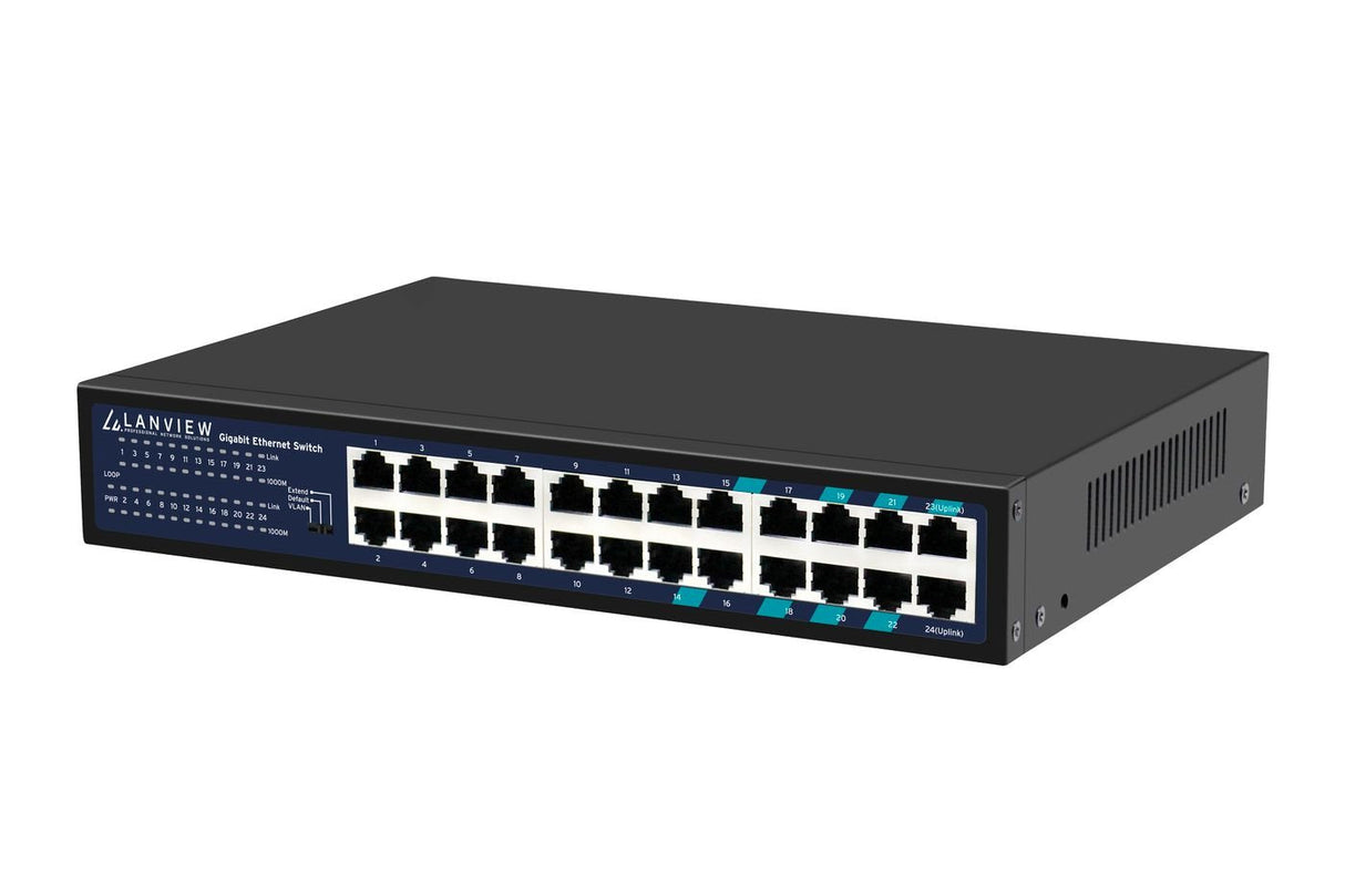 Unmanaged 24-Port Full  Gigabit Intelligent Ethernet