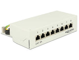 Delock 87289 Panel De Parcheo, Patch Panel Gris, Cat6a, Gris, 160,3 Mm, 44,2 Mm, 108 Mm, Caja