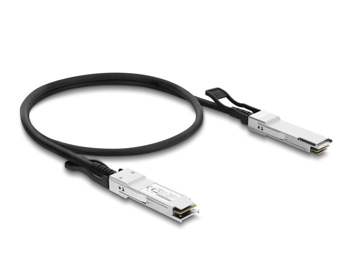 Delock Twinax Cable Qsfp28 Conector Macho A Qsfp28 Conector Macho 100 Gbps 1 M