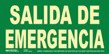 Archivo 2000 Señal "Salida De Emergencia" 320x160mm Pvc 700 Micras Verde