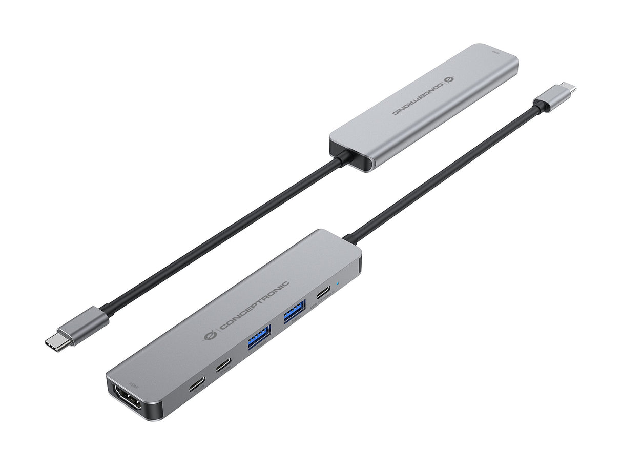 Docking Usb-C Conceptronic Donn33g 1xhdmi 1xusb-C Pd 100w 2xusb-A 3.0 2xusb-C