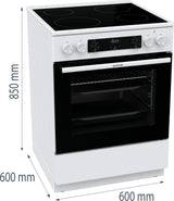Gorenje Gec6c40wd, Estufa Blanca