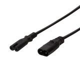 Logilink 2m, Iec 60320-C8/Iec 60320-C7 Negro C8 Acoplador C7 Acoplador