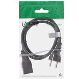 Cable De Alimentación Inline 16a Tipo F Recto A Conector Iec Iec320/C19 2m