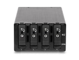 Delock 47126 Estante Móvil De Bahía Delgada Para 4 X Ssd M.2 Nvme Con Conector Slim Sas Sff-8654 Delgado