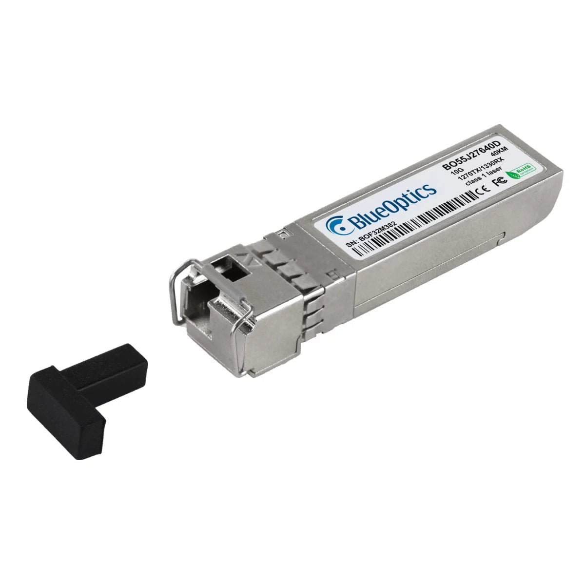 Blueoptics Hpe Jl739a Blueoptics Bo55j27640d Sfp+ Bidi Transceiver, Lc-Simplex, 10gbase-Bx-U, Singlemode Fiber, Tx1270nm/Rx1330nm, 40km