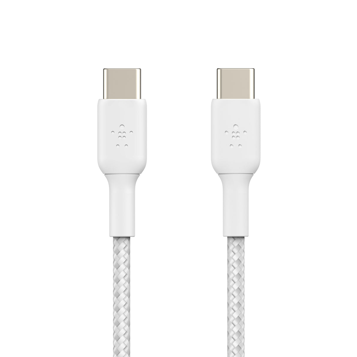 1x2 Belkin Braided Pvc Cable 2m Usb-C/Usb-C Wh.  Cab004bt2mwh2pk