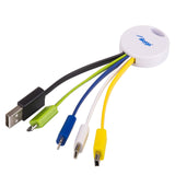 Akyga Ak-Ad-51 Adapter Pendant Cable De Alimentacion Usb 5 In 1