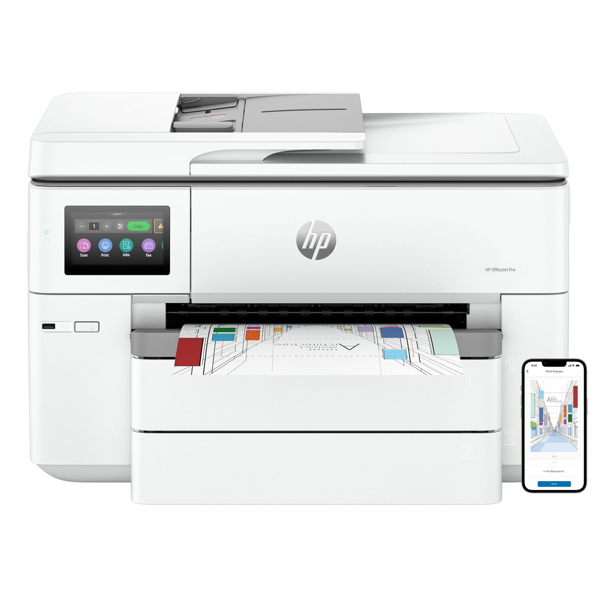 Hp Officejet Pro 9730 Wide Format All-In-One - Impresora Multifunción - Color - Inyección De Tinta - A3 (297 X 420 Mm)